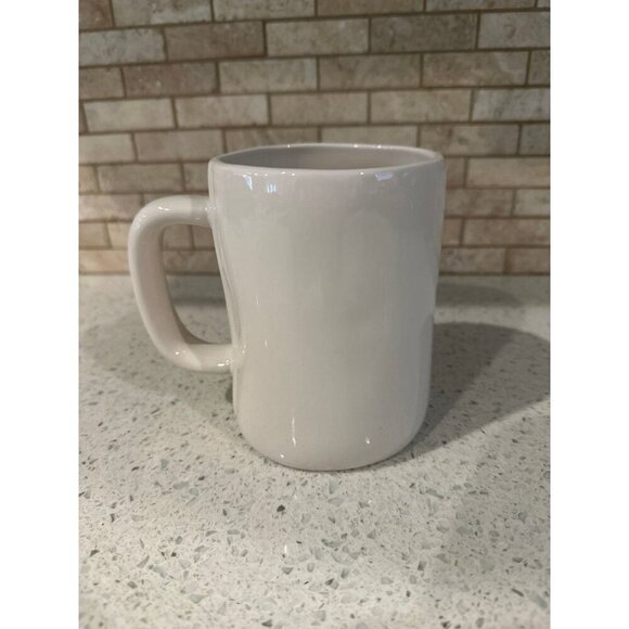 Rae Dunn Super Man Mug Large Coffee Cup Ceramic Magenta LL Farmhouse Gift 20oz - Picture 2 of 3